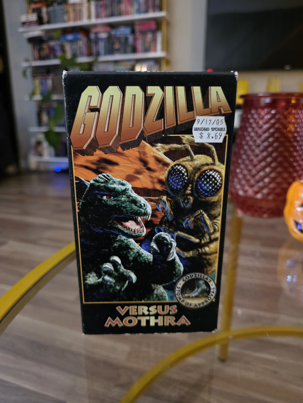Godzilla Versus Mothra VHS — Classic Black Collector Edition